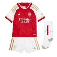 Dres Arsenal Gabriel Jesus #9 Domaci za djecu 2023-24 Kratak Rukav (+ kratke hlače)